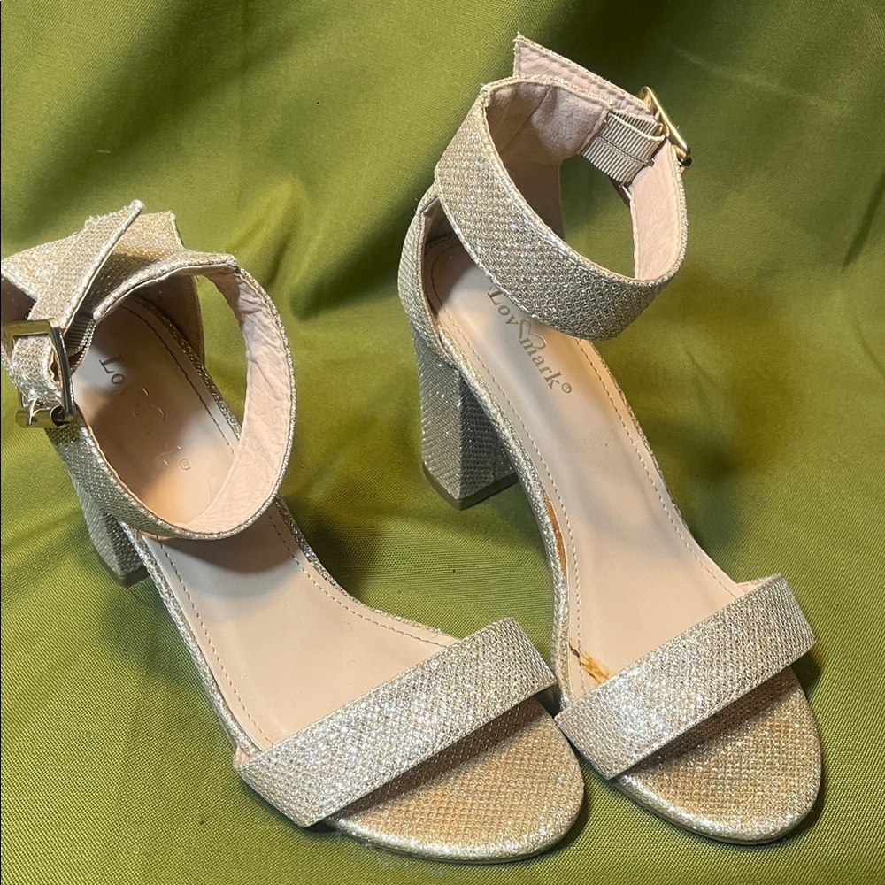 Lov Mark Ankle Strap Heel Sandals